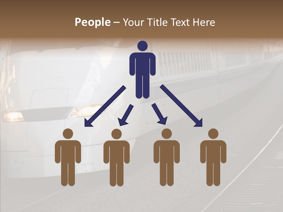 Train Kodama Fast PowerPoint Template