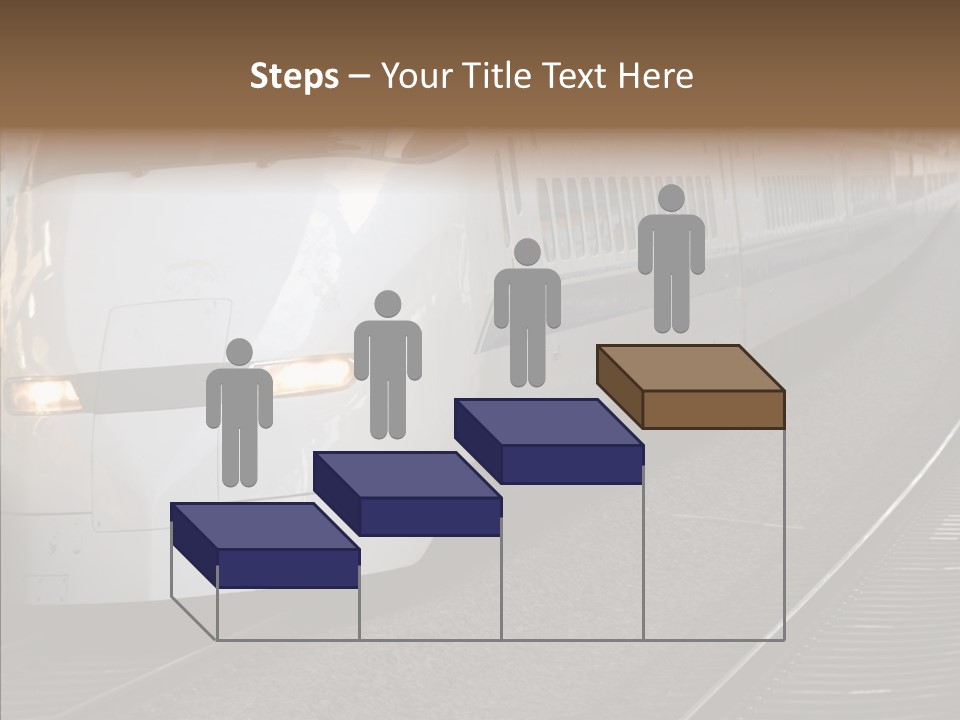 Train Kodama Fast PowerPoint Template