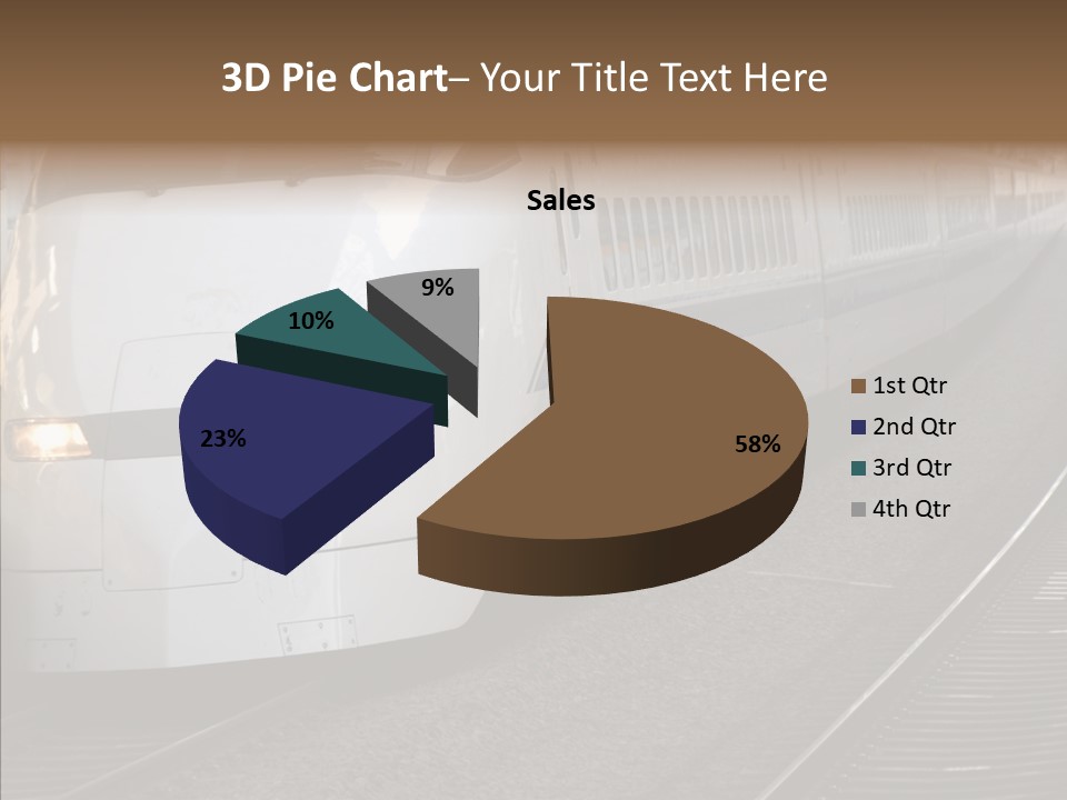 Train Kodama Fast PowerPoint Template