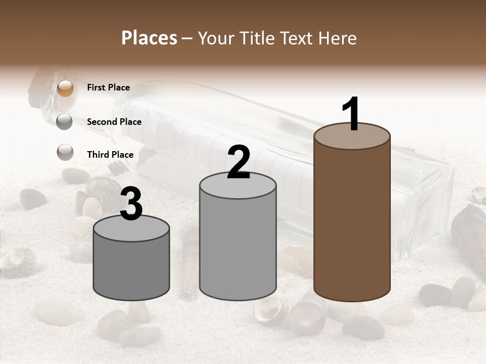 Shells Message Stones PowerPoint Template