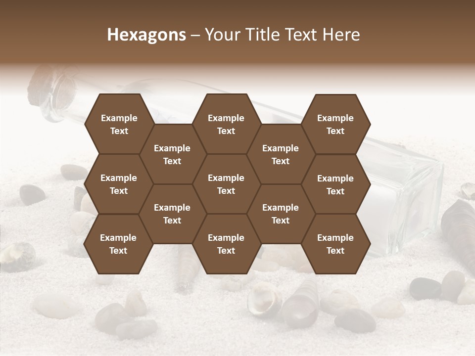 Shells Message Stones PowerPoint Template