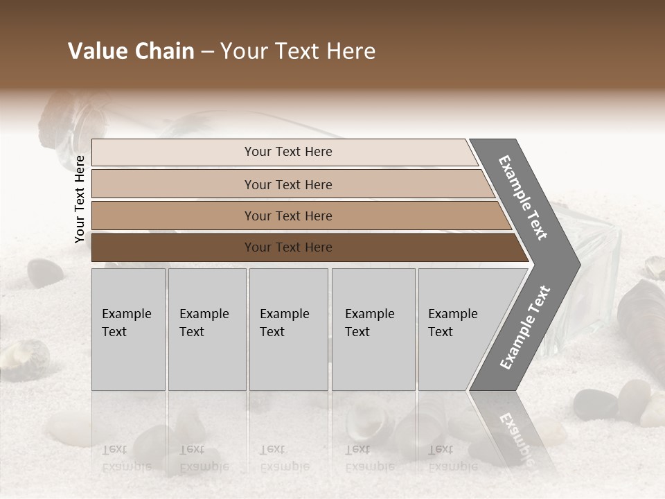 Shells Message Stones PowerPoint Template