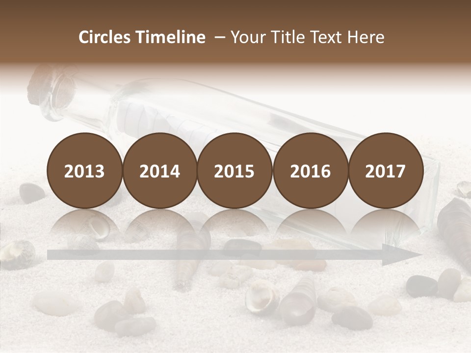 Shells Message Stones PowerPoint Template