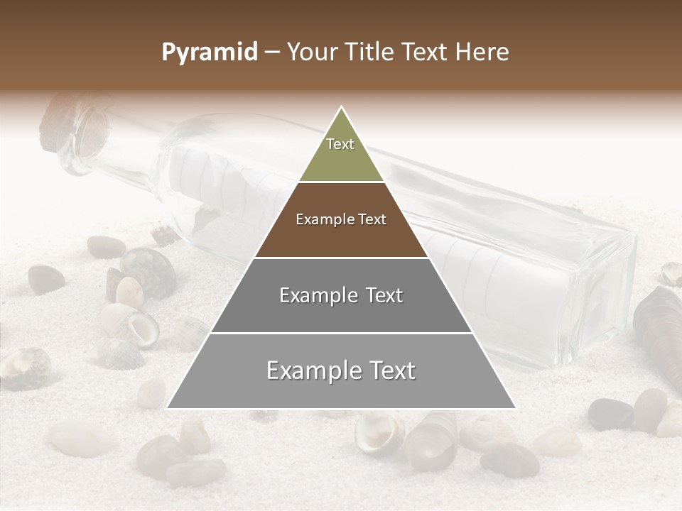 Shells Message Stones PowerPoint Template