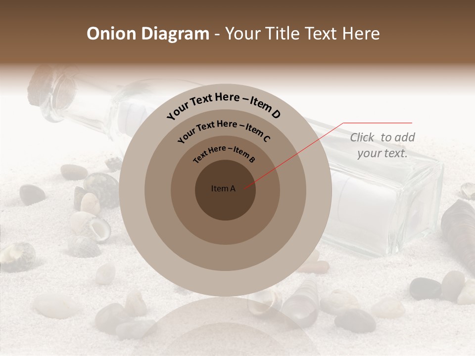 Shells Message Stones PowerPoint Template