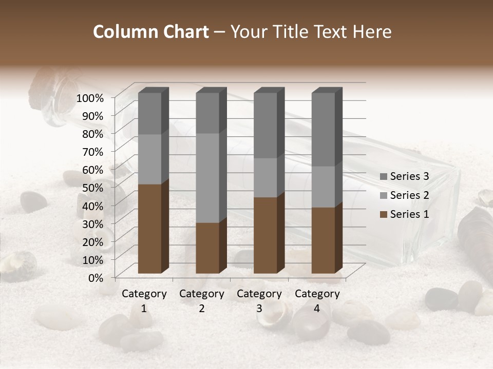 Shells Message Stones PowerPoint Template
