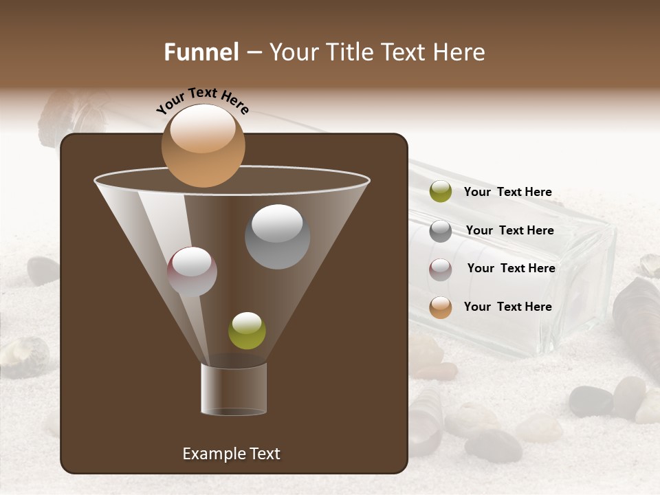 Shells Message Stones PowerPoint Template