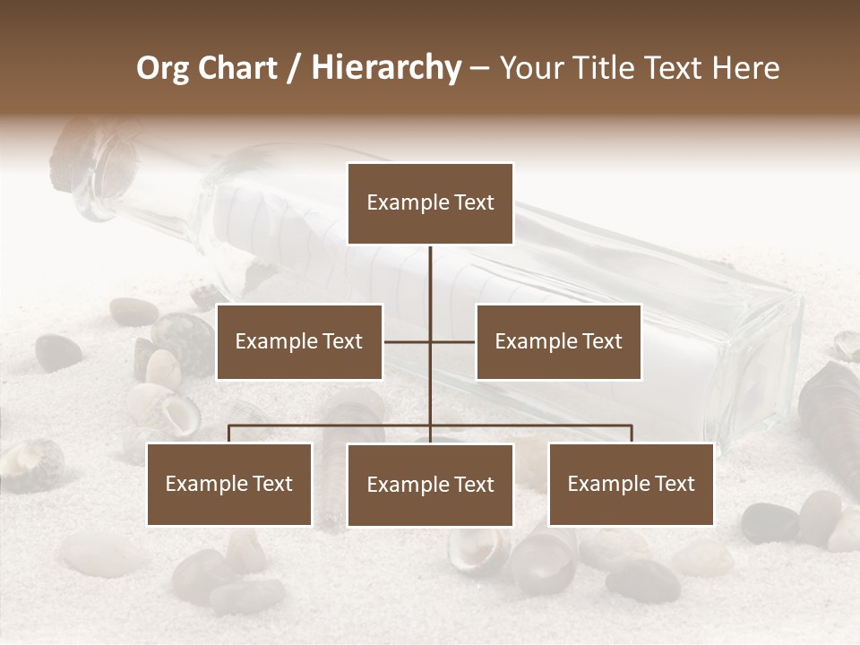 Shells Message Stones PowerPoint Template