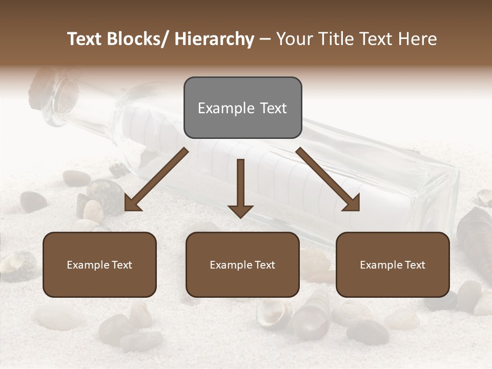 Shells Message Stones PowerPoint Template