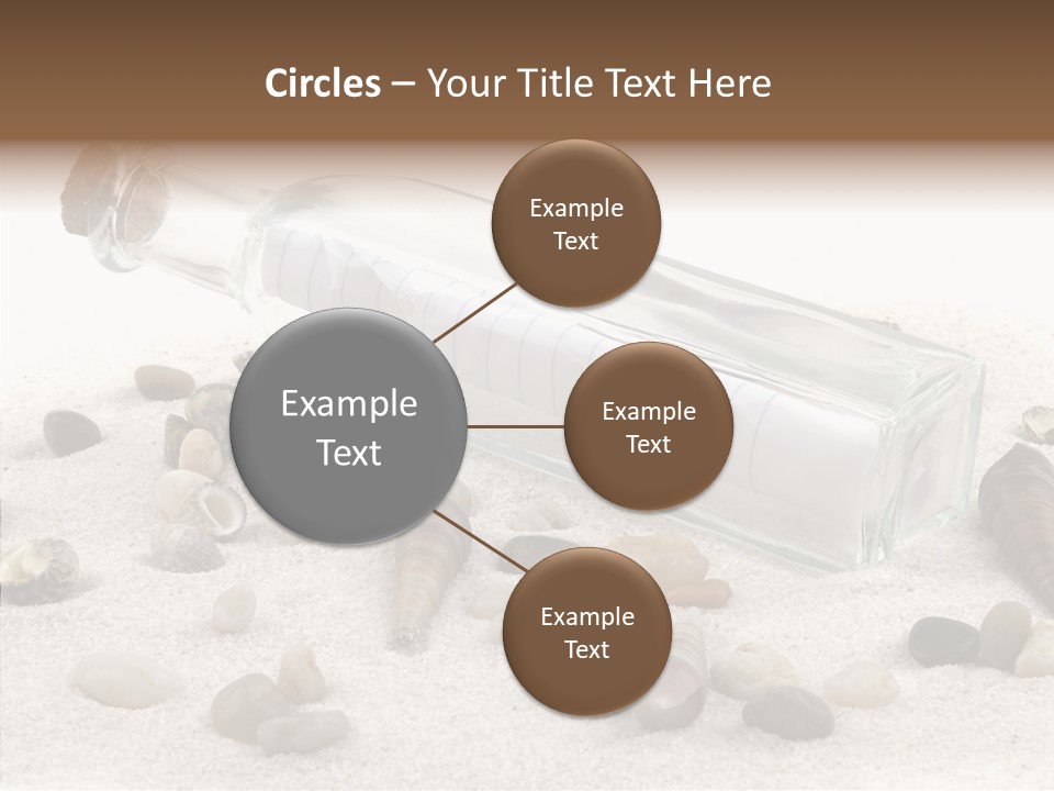 Shells Message Stones PowerPoint Template