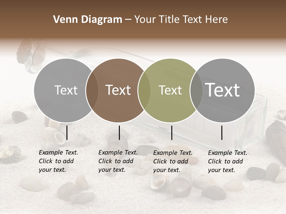 Shells Message Stones PowerPoint Template