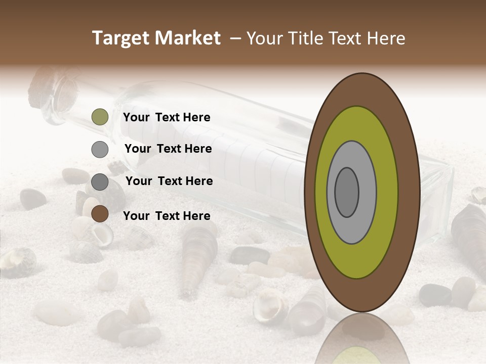Shells Message Stones PowerPoint Template