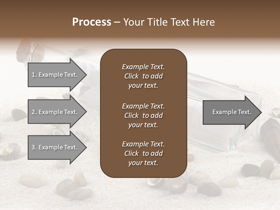 Shells Message Stones PowerPoint Template
