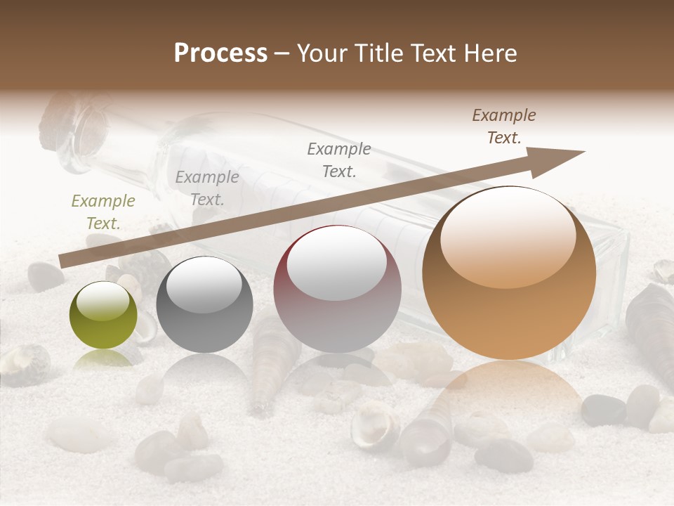 Shells Message Stones PowerPoint Template