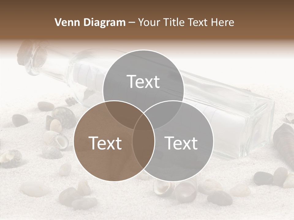 Shells Message Stones PowerPoint Template