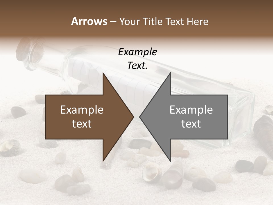 Shells Message Stones PowerPoint Template