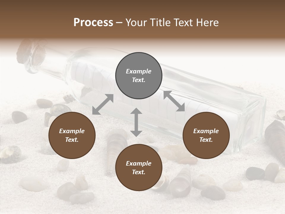 Shells Message Stones PowerPoint Template
