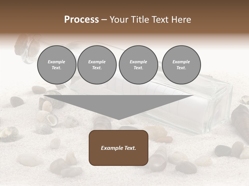 Shells Message Stones PowerPoint Template