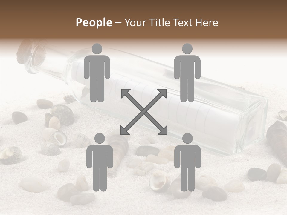 Shells Message Stones PowerPoint Template
