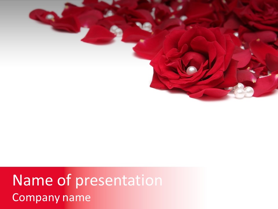 Date Romantic Sparkle PowerPoint Template