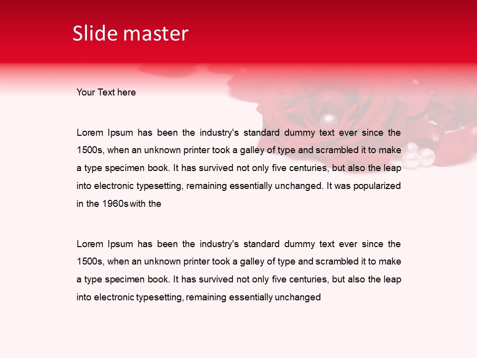 Date Romantic Sparkle PowerPoint Template