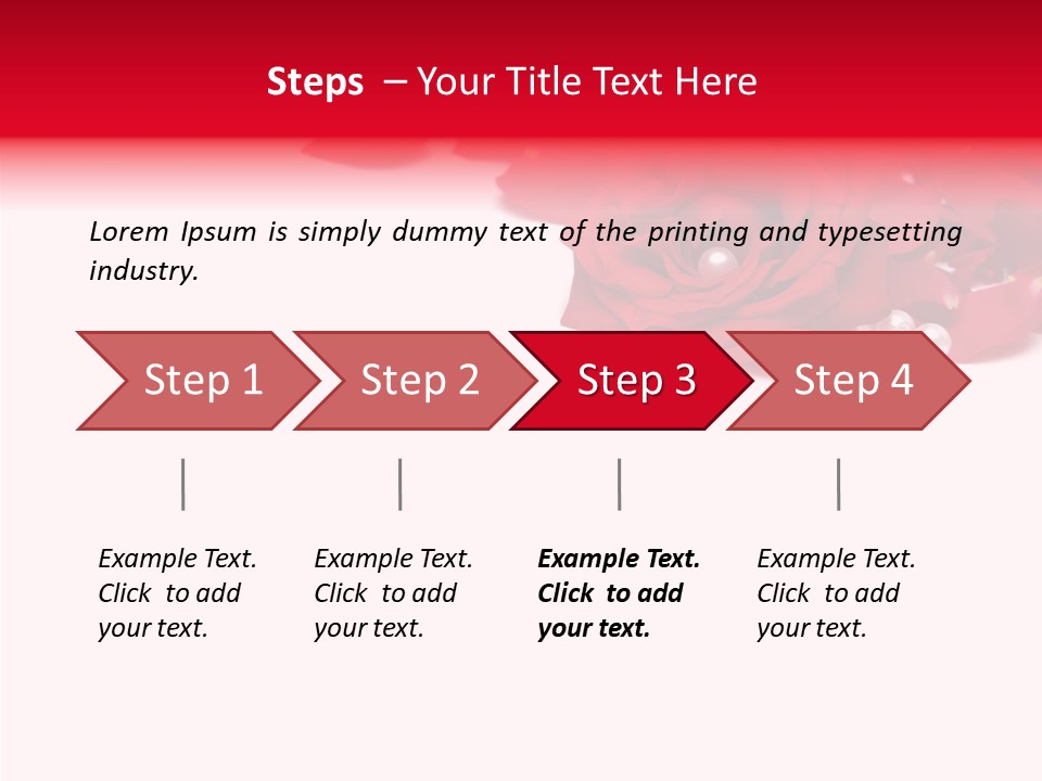 Date Romantic Sparkle PowerPoint Template