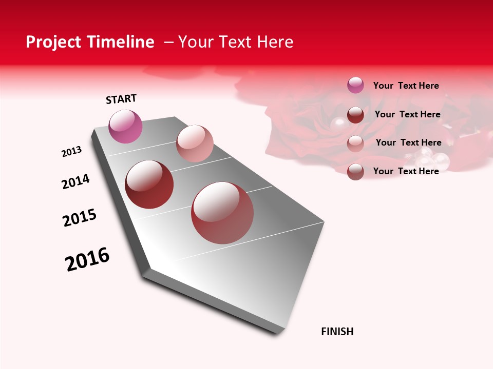 Date Romantic Sparkle PowerPoint Template
