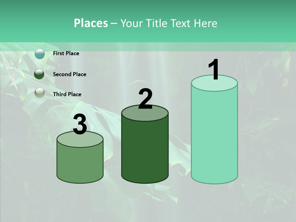 Leaf Spray Rain PowerPoint Template