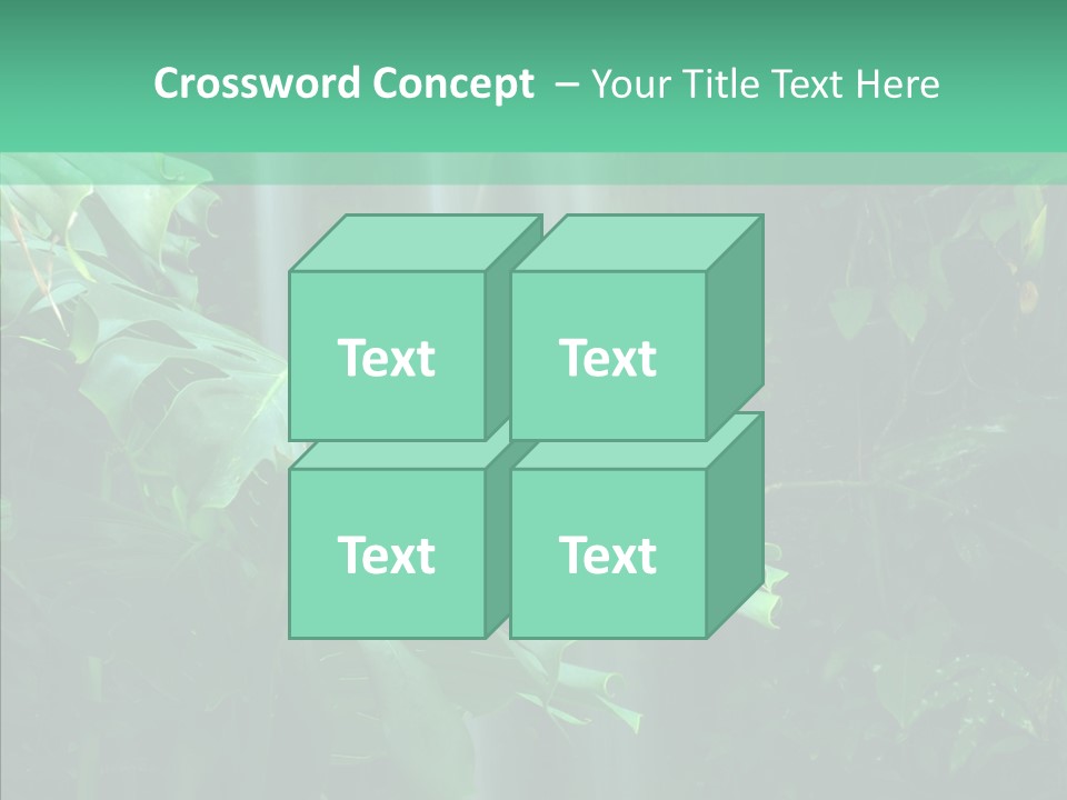 Leaf Spray Rain PowerPoint Template