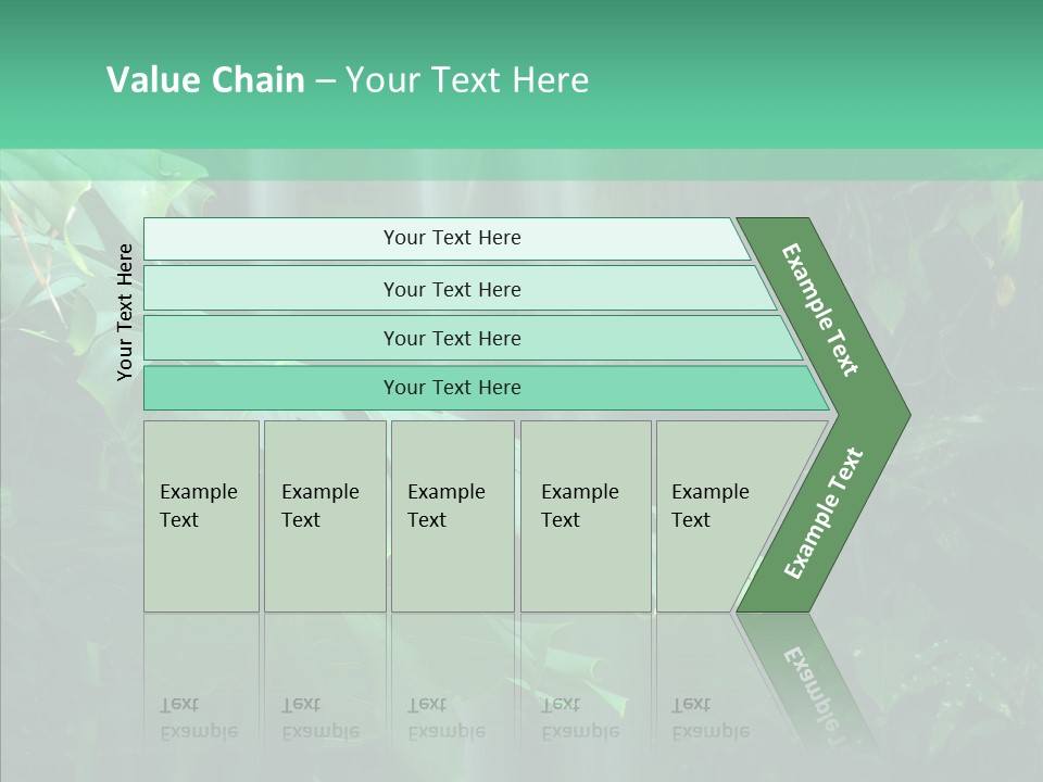 Leaf Spray Rain PowerPoint Template