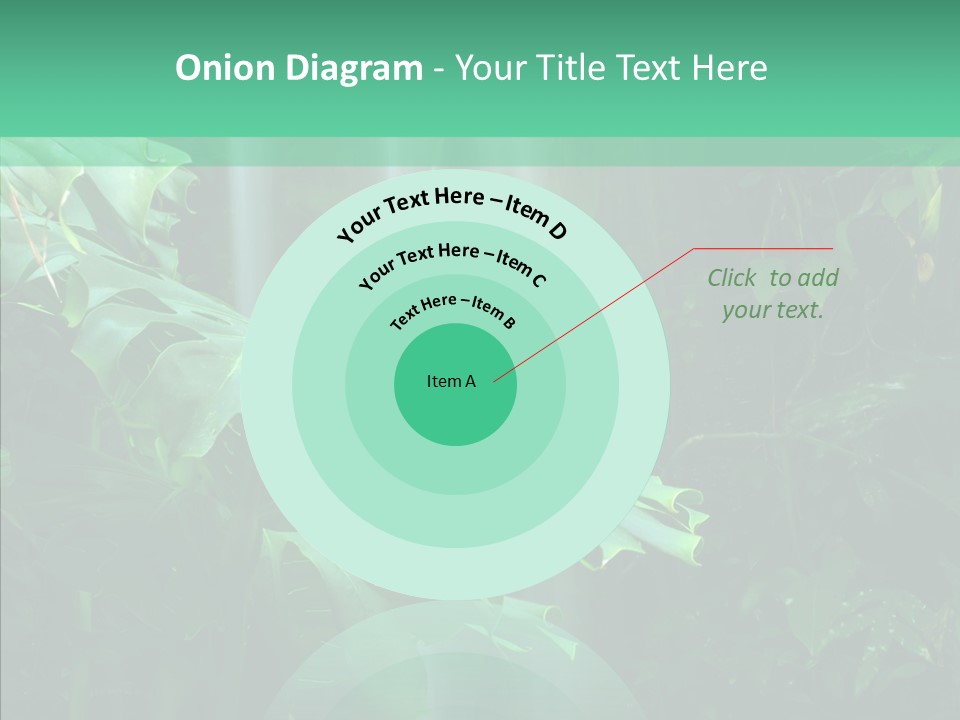 Leaf Spray Rain PowerPoint Template