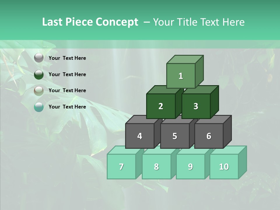 Leaf Spray Rain PowerPoint Template