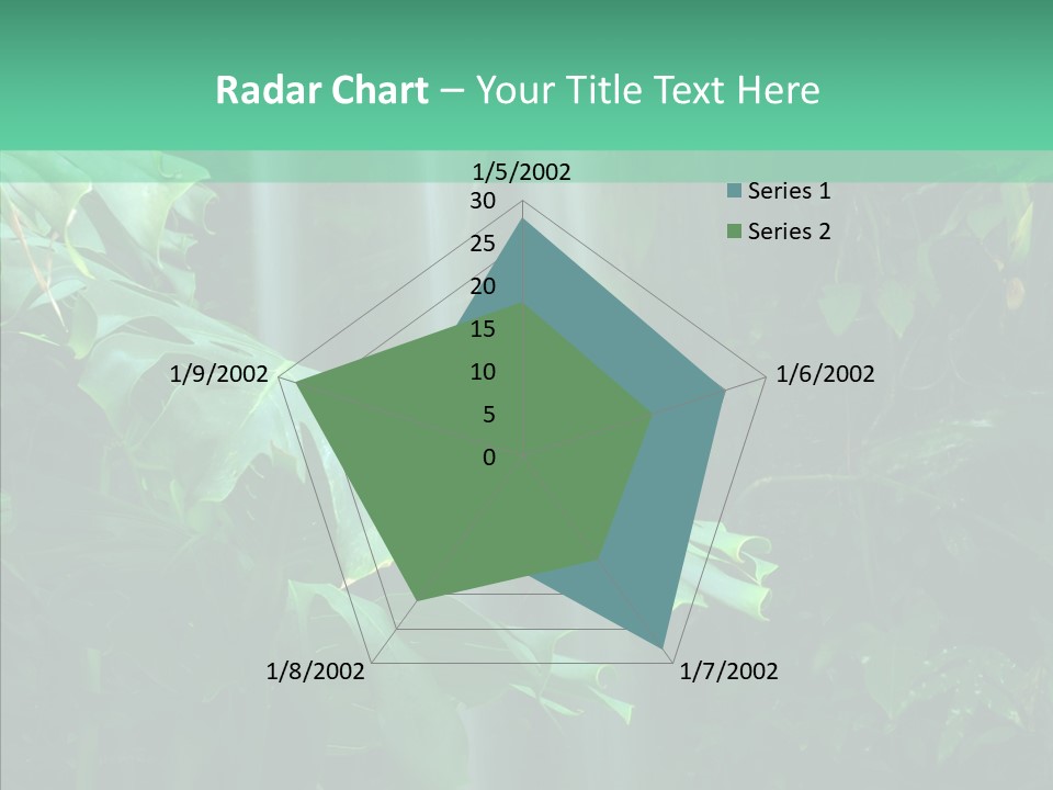 Leaf Spray Rain PowerPoint Template