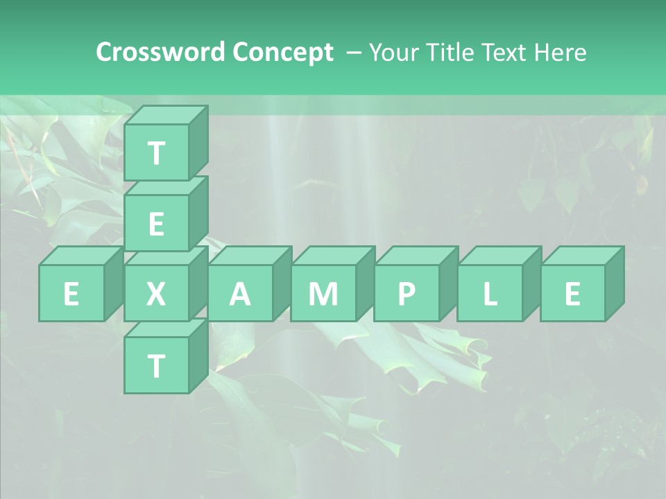 Leaf Spray Rain PowerPoint Template