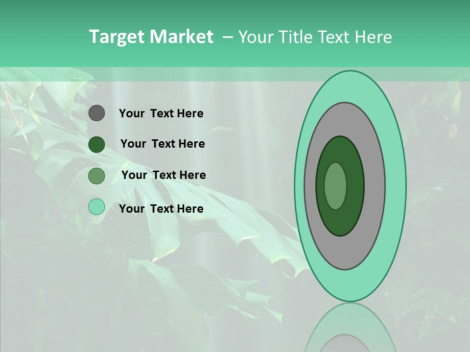 Leaf Spray Rain PowerPoint Template