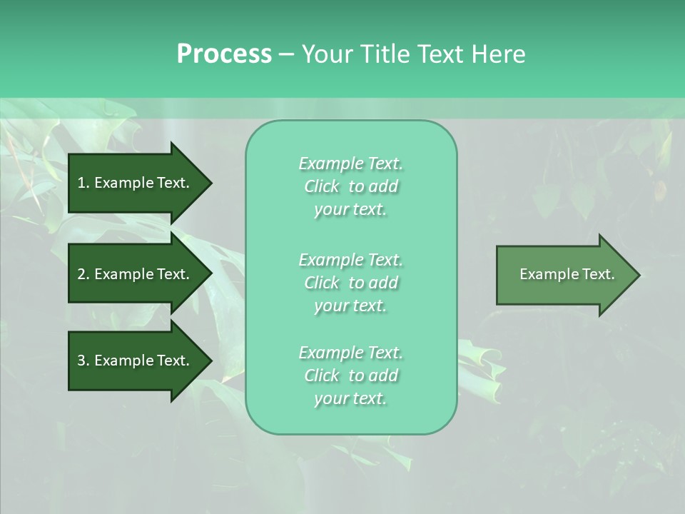 Leaf Spray Rain PowerPoint Template