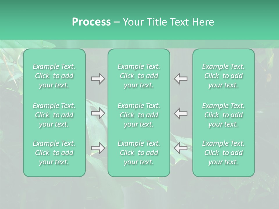 Leaf Spray Rain PowerPoint Template