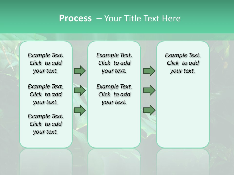 Leaf Spray Rain PowerPoint Template