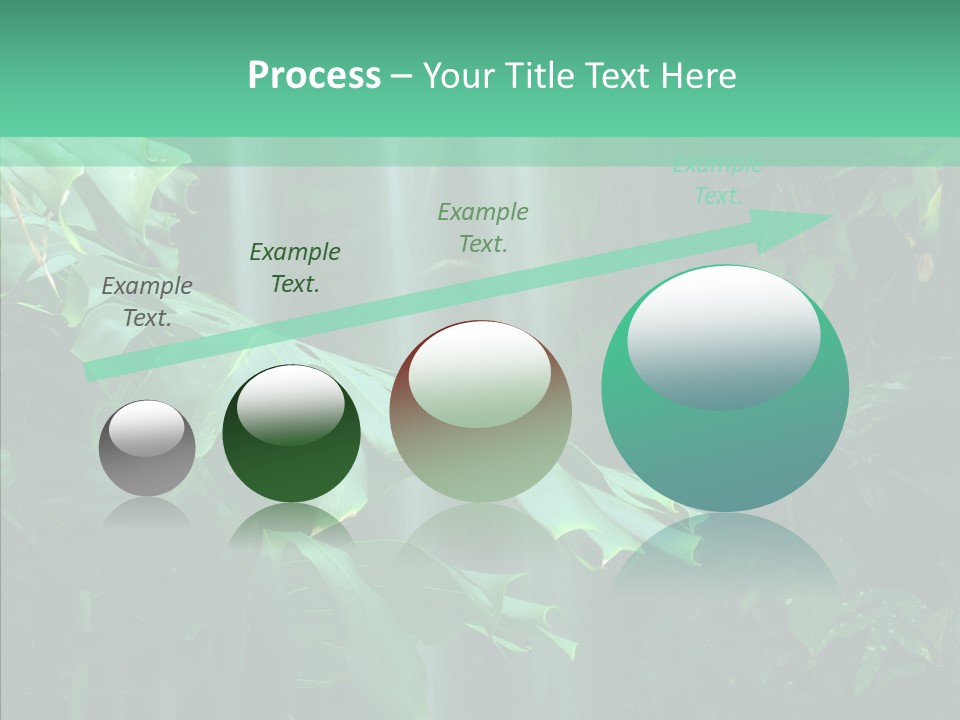Leaf Spray Rain PowerPoint Template