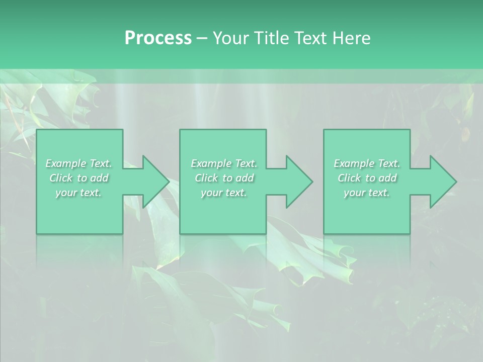 Leaf Spray Rain PowerPoint Template