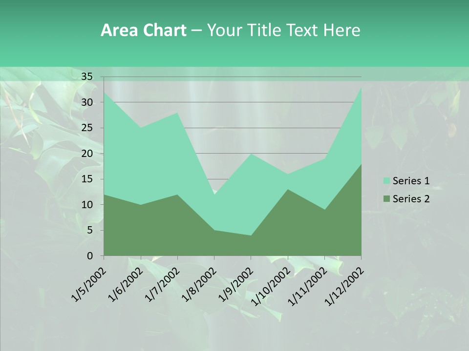 Leaf Spray Rain PowerPoint Template