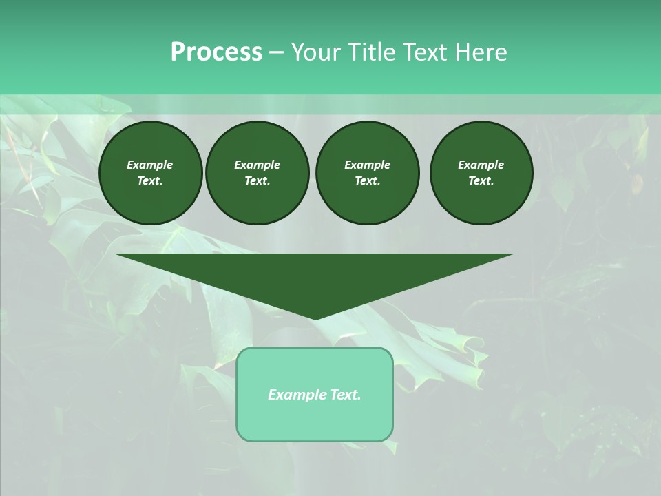 Leaf Spray Rain PowerPoint Template