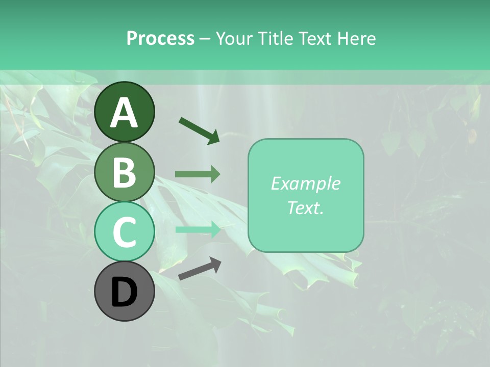 Leaf Spray Rain PowerPoint Template