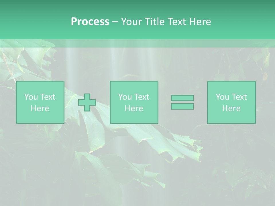 Leaf Spray Rain PowerPoint Template