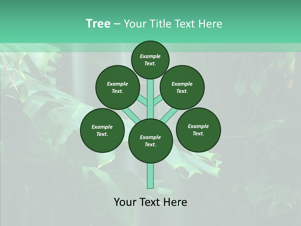 Leaf Spray Rain PowerPoint Template