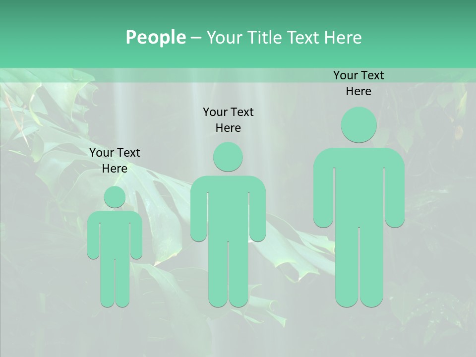 Leaf Spray Rain PowerPoint Template