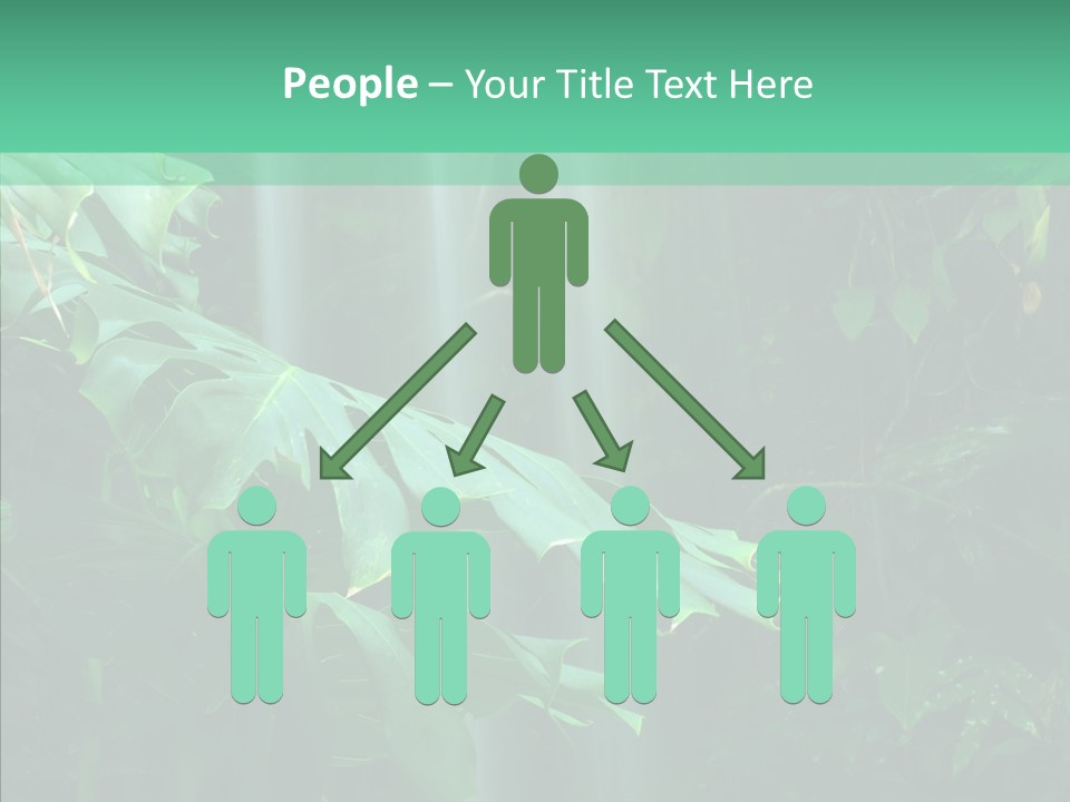 Leaf Spray Rain PowerPoint Template