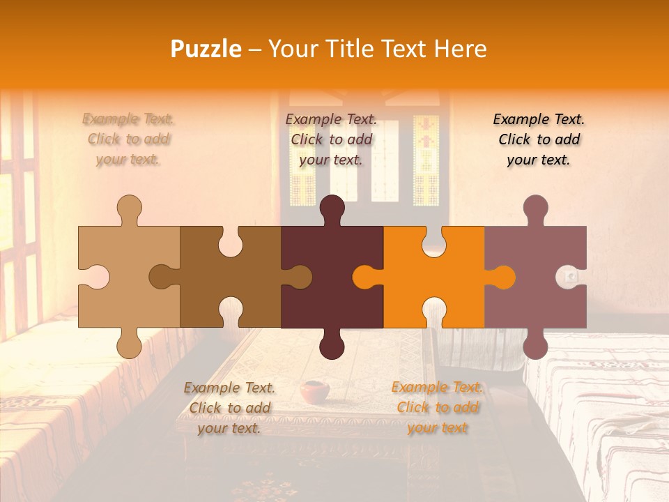 History Sepia Stonework PowerPoint Template