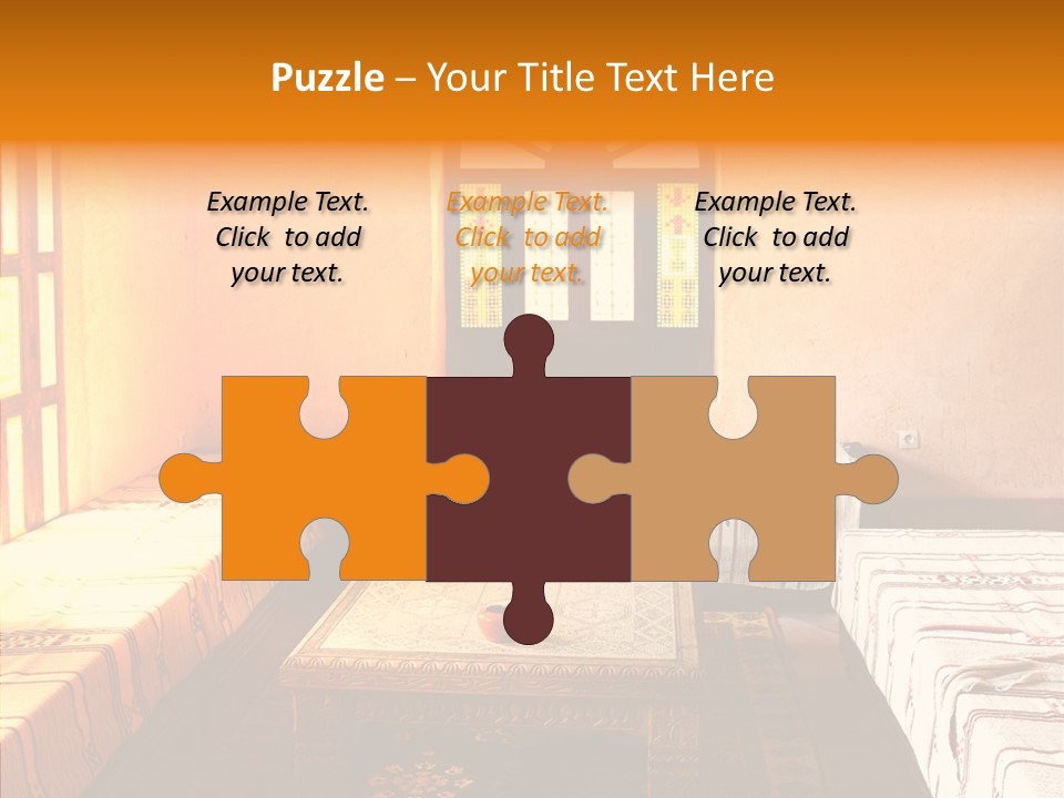 History Sepia Stonework PowerPoint Template