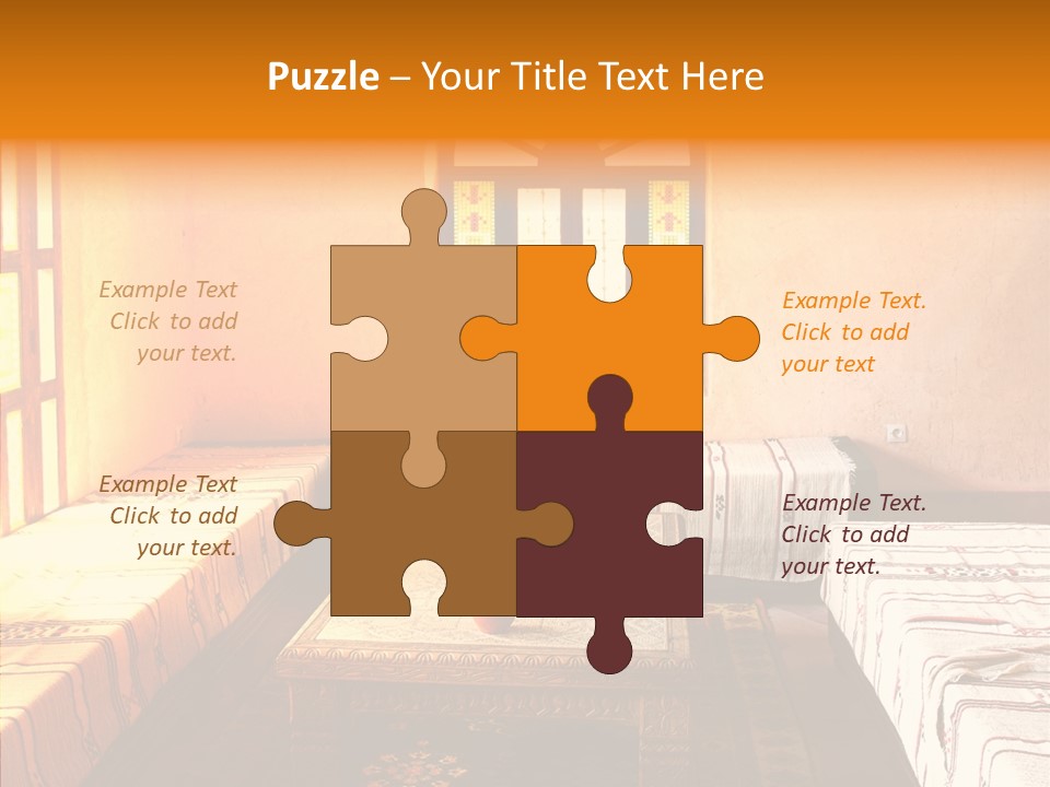 History Sepia Stonework PowerPoint Template